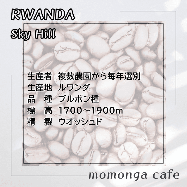 ルワンダスカイヒルウォッシュド100g | 2枚目