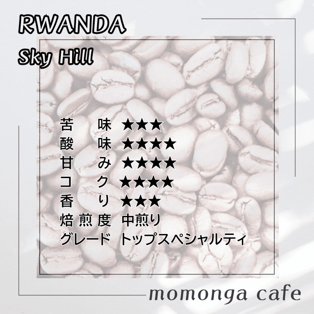 ルワンダスカイヒルウォッシュド100g | 3枚目